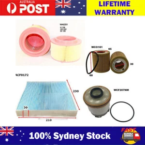 WESFIL FOR Ford Ranger Mazda BT-50 2.2L 3.2L AIR OIL FUEL CAB FILTER SERVICE KIT - Picture 1 of 6