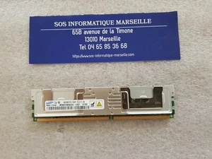 Barrette Mémoire 1 Go SAMSUNG 2Rx8 PC2-5300F-555-11-B0 M395T2953CZ4-CE61 0735 - Picture 1 of 3