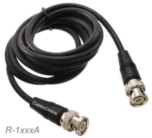 Cable coaxial de baja pérdida RG8X macho a BNC macho 50 pies - Imagen 1 de 1