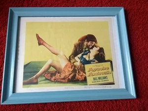 Apache Ambush 1955 original USa Western framed lobby card bill Williams Mexicana - Picture 1 of 5