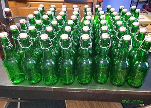 Set 4 bottiglie di birra Grolsch Flip Top - Foto 1 di 3