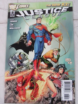 Justice League #3B Jan. 2012 DC Comics Signed by Greg Capullo - image 1 of 3
