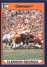 1990-91 Clemson Collegiate Collection Multi-Sport Card #99 Clemson Wins Nebraska