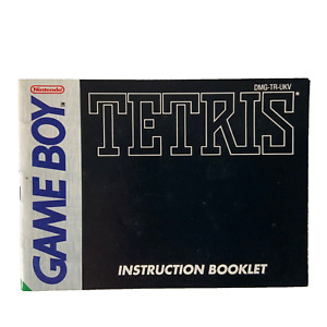Vintage 1990 Nintendo Game Boy Instruction Booklet Tetris Original