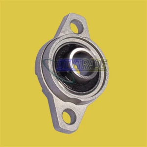 4x new Mounted Cast Housing Self-aligning Pillow Flange Bearing 8mm #F3 - Bild 1 von 4