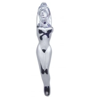 Remolque tractor Peterbilt Kenworth con manija de tracción puerta cromada dama desnuda desnuda Foto 1 de 3