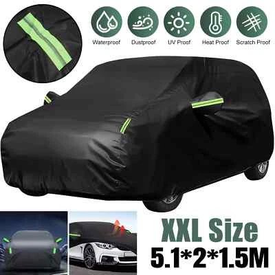 Cubierta Coche Impermeable Exterior Sol Nieve Lluvia UV Calor Polvo 530x200x150cm Foto 1 de 4