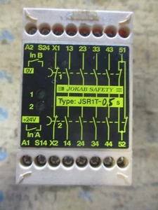 JOKAB Safety JSR1T-05S Safety Relay Module 24VDC 250VAC 150W 1500VA *Tested* - Picture 1 of 5