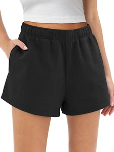 Womens Sweat Shorts Trendy Casual Athletic Running Summer Vacation Outfits Comfy - Picture 1 of 12