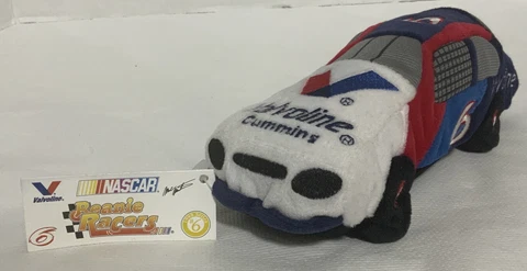 Vintage NASCAR Beanie Racers “Mark Martin” Stuffed Car Cover
