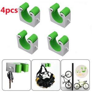 4pcs Bicycle Holder Storage Steel Wall Hanger Hanging Stand Bike Rack Hook - Picture 1 of 6