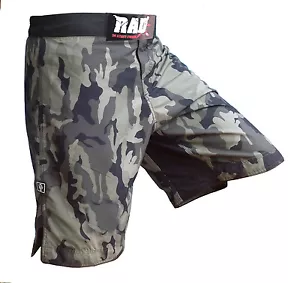 RAD MMA UFC Fight Shorts Cage Fight Grappling Kik Boxing Shorts Martial Art Camo - Picture 1 of 3