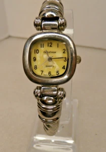 Vintage Ladies Cote D'Azur Bangle Bracelet Watch - Yellow Face - Picture 1 of 7