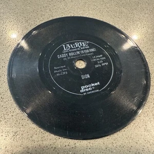 RARE! Pocket Disc 4” DION Abraham, Martin And John / Daddy Rollin' VINTAGE Flexi - Picture 1 of 8