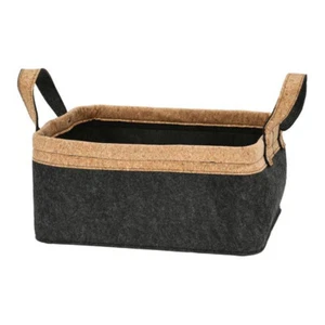 Aufbewahrungskorb Filz/Kork 38x17x28cm Tasche Filzkorb NEU - Bild 1 von 1