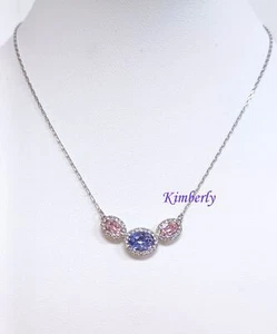 Swarovski Christie Frontal Oval Necklace Pastel-colored crystals NEW 5118944 - Picture 1 of 9