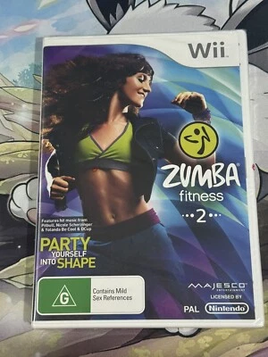 Zumba Fitness 2 Nintendo Wii Game Complete With Manual Dance Exercise Sealed - Image 1 of 4