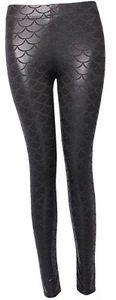 Faletony Women's Mermaid Fish Scale Printed L - Picture 1 of 2