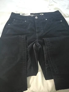 Seven 7 Damen Größe 8 Schwarz Samt Skinny Freizeithose - Bild 1 von 3