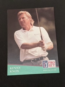 1991 Pro Set Golf KENNY KNOX #89 PGA TOUR