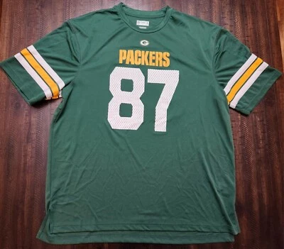 Ropa del equipo de la NFL Green Bay Packers Jordy Nelson camisa para hombre 2XL verde Foto 1 de 4