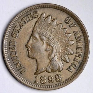 1898 Indian Head Cent Penny CHOICE UNC *UNCIRCULATED* MS E131 KGNW - Picture 1 of 2