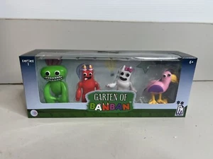 Garten Of BanBan 4 Figure Set Series 1 Collectible Toys - Josh Banbaleena Opila - Picture 1 of 2