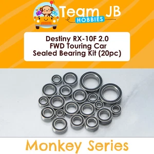 Destiny RX-10F 2.0 FWD Touring Car - 20 Pcs Rubber Sealed Bearings Kit - Picture 1 of 2