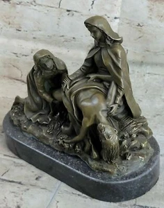 Die Klage Jesu Christi christlich katholisch 100% Bronze Skulptur Figur - Bild 1 von 7