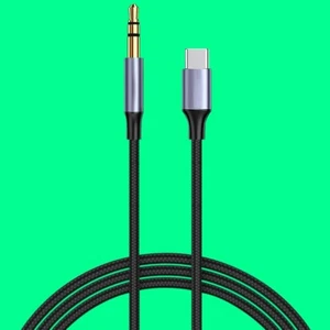 UPGRADE Type C to 3.5mm Audio Headphone Aux Jack Cable 3ft for Nokia 8 PureView - Picture 1 of 1