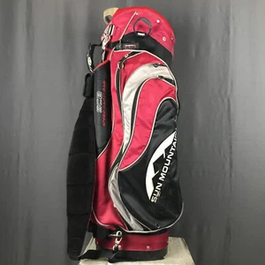 Sun Mountain SCB 7 Way Red / Black White  Speed Cart Golf Bag - Picture 1 of 9