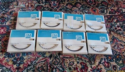 DeVille Eldorado Fleetwood GM Piston Ring Set suits Cadillac 472 500 68-74 NOS - Image 1 of 4