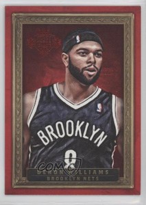 2013-14 Panini Court Kings Portraits Red Framed /25 Deron Williams #9