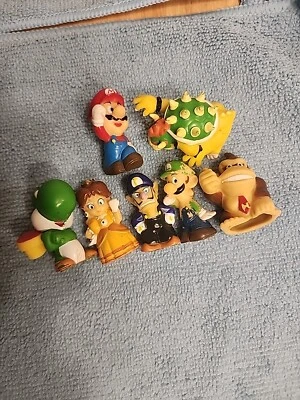 Mario Party 7 Mario Toys Raro Nintendo (7) Tomy 2005 Finger Puppets Figuras  Foto 1 de 4