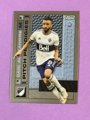 2022 Topps Chrome MLS Caio Alexandre Rookie Pitch Prodigies #16 Vancouver RC (R) - Image 1 of 2
