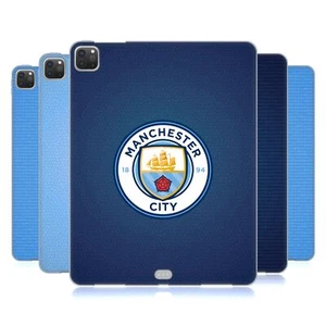 MANCHESTER CITY MAN CITY FC BADGE PIXELS SOFT GEL CASE FOR APPLE SAMSUNG KINDLE - Picture 1 of 17