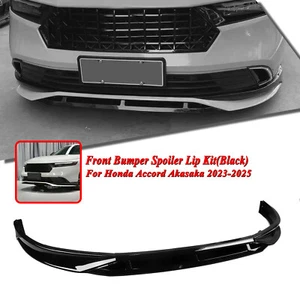 Black AKASAKA Front Bumper Spoiler Lip Kit For Honda Accord 11th 2023-2025 2024 - Bild 1 von 24