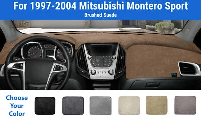 Dashboard Dash Mat Cover for 1997-2004 Mitsubishi Montero Sport (Brushed Suede) - Image 1 of 4