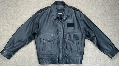 Chaqueta de vuelo Gibson & Barnes Expressjet de colección Skyliner para hombre con forro talla 42R Foto 1 de 4