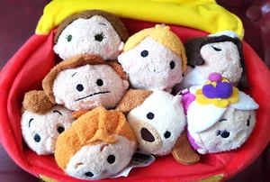 Disney Beauty and the Beast tsum tsum carry case footstool - Picture 1 of 11