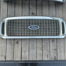 2000-2005 Ford Excursion Upper Front Grille Grill Assembly Chrome OEM NICE USED