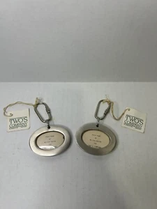 Vintage Two’s Company Metal Photo Frame Key Chain Melissa Easton NWT - Picture 1 of 4