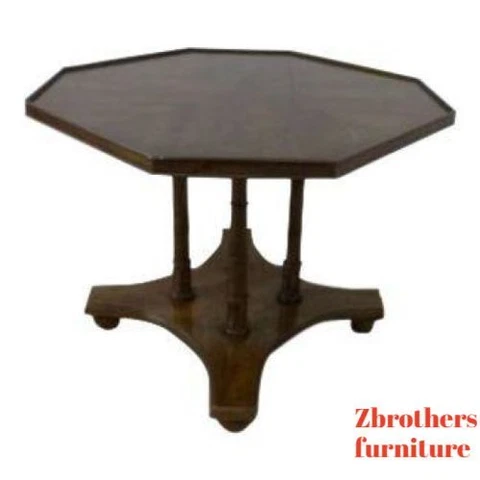 Drexel heritage faux bamboo regency lamp end table Hollywood B Cover