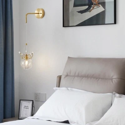 Bedroom Glass Wall Lights Hallway Wall Lamp Home Wall Lighting Hotel Wall Sconce - Image 1 of 4