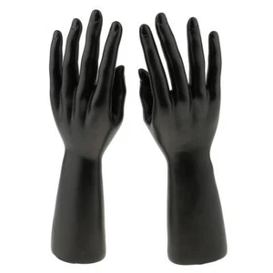 Display Model of 1 Pair of Hand Jewelry Wrist Gloves with Male Mannequin - Picture 1 of 7