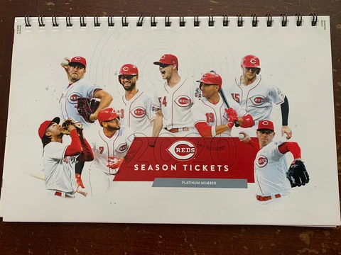 2020 Cincinnati Reds Season Tickets Book / Complete Season 81 Games Cover