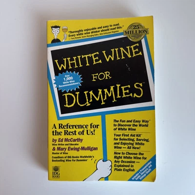 White Wine for Dummies Paperback Mary Ewing Mulligan Ed McCarthy Foto 1 de 4