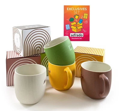 4 x McDonalds Österreich Kaffee Tassen 2025 McCafe Set Latte Espresso Cafe Neu - Bild 1 von 2