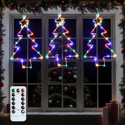 Christmas Tree Lights Battery Operated and USB Powered, Multicolor Light up Wind - Image 1 of 4
