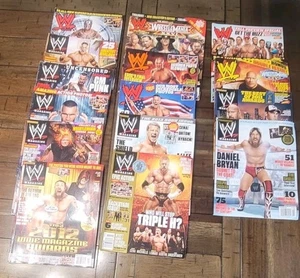 WWE Magazine Lot Of 15 2010, 2011, 2012 2013 Cena Lesnar Rock Pro Wrestling WWF - Bild 1 von 16